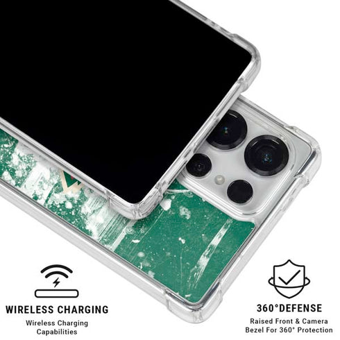 NHL Minnesota Wild Frozen Galaxy S25 Ultra Clear Case